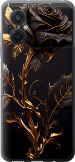 Чохол на Xiaomi Poco M5 Роза 3 5552u-2767 (Чорний)