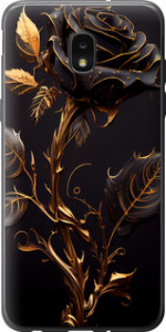Чехол на Samsung Galaxy J7 2018 Роза 3 5552u-1502 (Black)