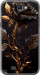 Чехол на Samsung Galaxy Note 2 N7100 Роза 3 5552u-17 (Черный)