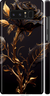 Чохол на Samsung Galaxy Note 8 Роза 3 5552m-1020 (Чорний)