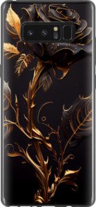 Чохол на Samsung Galaxy Note 8 Роза 3 5552t-1020 (Black)