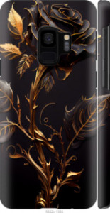 Чехол на Samsung Galaxy S9 Роза 3 5552m-1355 (Черный)
