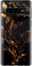 Чехол на Samsung Galaxy S10 Роза 3 5552u-1640 (Черный)