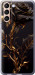 Чехол на Samsung Galaxy S21 Роза 3 5552u-2114 (Черный)