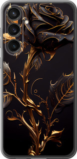 Чехол на Samsung Galaxy S23 FE Роза 3 5552u-3136 (Чорний)