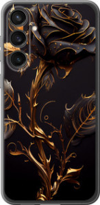 Чехол на Samsung Galaxy S23 FE Роза 3 5552u-3136 (Чорний)