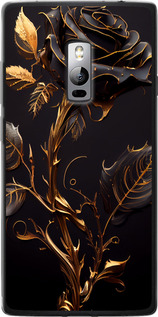 Чехол на OnePlus 2 Роза 3 5552u-386 (Чорний)