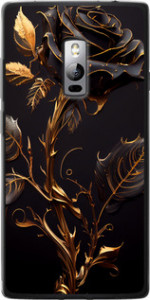 Чехол на OnePlus 2 Роза 3 5552u-386 (Черный)