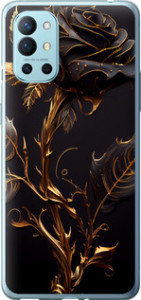 Чохол на OnePlus 9R Роза 3 5552u-2326 (Black)