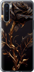 Чехол на OnePlus Nord Роза 3 5552u-2046 (Black)