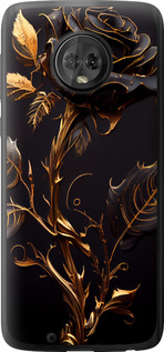 Чехол на Motorola Moto G6 Роза 3 5552u-982 (Черный)