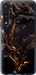 Чехол на Motorola One Macro Роза 3 5552u-1812 (Черный)