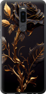 Чехол на Meizu Note 8 Роза 3 5552u-1610 (Черный)
