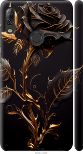 Чехол на Lenovo K5 Pro Роза 3 5552m-1608 (Черный)