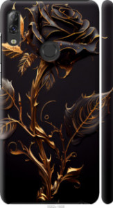 Чехол на Lenovo K5 Pro Роза 3 5552m-1608 (Черный)