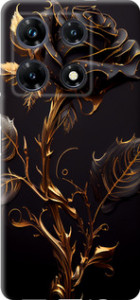 Чехол на Infinix Note 30 Pro Роза 3 5552u-3427 (Черный)