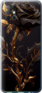 Чохол на Infinix Note 8 Роза 3 5552u-2710 (Black)