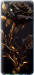 Чехол на Infinix Note 8 Роза 3 5552u-2710 (Черный)