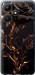 Чехол на Infinix Hot 30i Роза 3 5552u-3045 (Черный)