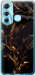 Чехол на Infinix Hot 11 Роза 3 5552u-2762 (Черный)