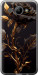 Чехол на Huawei Y3 2017 Роза 3 5552t-991 (Черный)