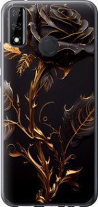 Чохол на Huawei Y8s Роза 3 5552u-2027 (Black)