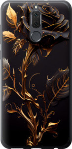 Чохол на Huawei Mate 10 Lite Роза 3 5552t-1240 (Чорний)