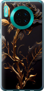 Чохол на Huawei Mate 30 Роза 3 5552u-1773 (Black)