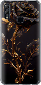 Чохол на Huawei Honor 10 Lite Роза 3 5552u-1618 (Black)