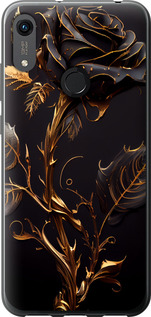 Чохол на Huawei Honor 8A Роза 3 5552u-1635 (Чорний)