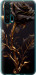 Чехол на Huawei Honor 20 Pro Роза 3 5552u-1702 (Черный)