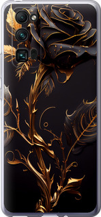 Чехол на Huawei Honor 30 Pro Роза 3 5552u-1920 (Чорний)