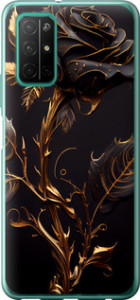Чохол на Huawei Honor 30S Роза 3 5552u-1897 (Black)