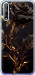 Чехол на Huawei P Smart S Роза 3 5552u-1813 (Черный)