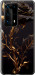 Чехол на Huawei P40 Pro Plus Роза 3 5552u-1917 (Черный)