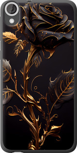 Чехол на HTC Desire 820 Роза 3 5552u-133 (Черный)