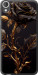 Чехол на HTC Desire 820 Роза 3 5552u-133 (Черный)