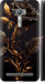 Чехол на Asus ZenFone Selfie ZD551KL Роза 3 5552m-116 (Черный)