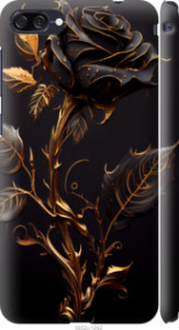 Чехол на Asus ZenFone 4 Max ZC520KL Роза 3 5552m-1242 (Черный)