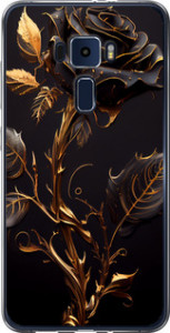 Чехол на Asus Zenfone 3 ZE552KL Роза 3 5552u-448 (Черный)