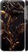 Чехол на iPhone X Роза 3 5552m-1050 (Черный)