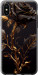 Чехол на iPhone X Роза 3 5552t-1050 (Черный)