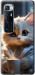 Чехол на Xiaomi Mi 10 Ultra White cat 5646t-2064