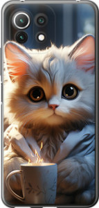 Чохол на Xiaomi Mi 11 Lite White cat 5646u-2281