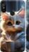 Чехол на Xiaomi Mi A2 Lite White cat 5646m-1522