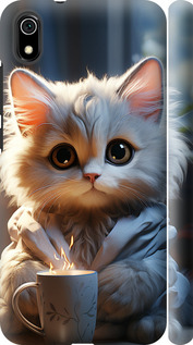 Чехол на Xiaomi Redmi 7A White cat 5646m-1716