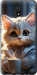 Чехол на Xiaomi Redmi 8A White cat 5646t-1794