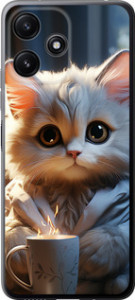 Чехол на Xiaomi Redmi 12 5G White cat 5646u-3194