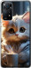 Чехол на Xiaomi Redmi Note 11 White cat 5646u-2516
