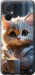 Чехол на Xiaomi Poco M5 White cat 5646u-2767